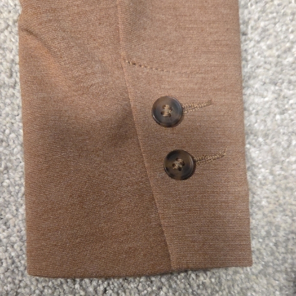 H&M | Stretch Knit Women's Tan Blazer - Picture 5 of 9